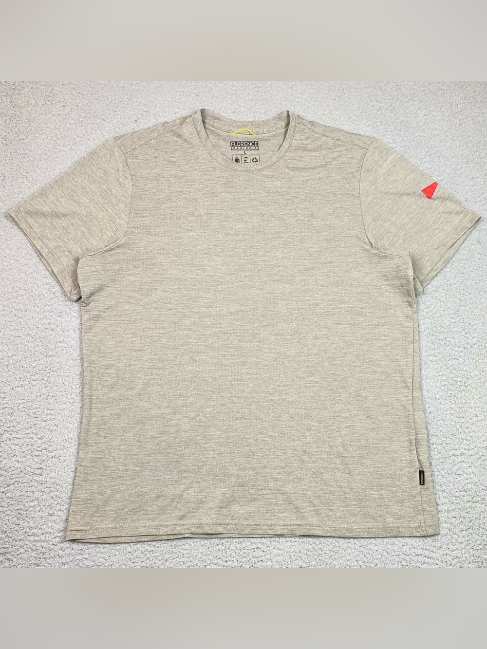Florence Marine X Men's Size L Airtex Short Sleeve T Shirt Performance Stretch